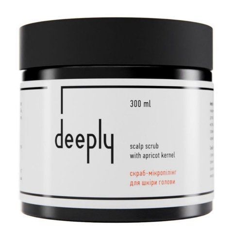 Скраб для шкіри голови deeply scalp scrub with apricot kernel 01049 фото