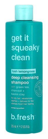 Глибокочищуючий шампунь для жирного типу шкіри голови b.fresh lush lemongrass 01033 фото