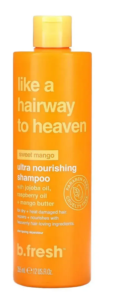 Ультраживильний шампунь для сухого та пошкодженого волосся b.fresh sweet mango