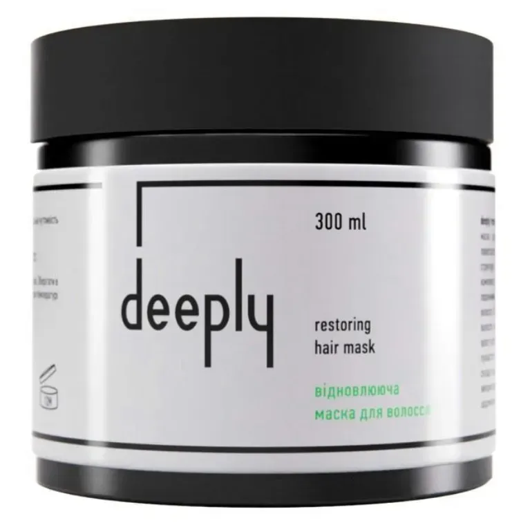 Відновлююча маска для волосся deeply restoring hair mask