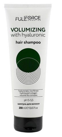 Шампунь для об'єму з гіалуроновою кислотою HAIR SHAMPOO VOLUMIZING WITH HYALURONIC, 250 мл 01082/83 фото