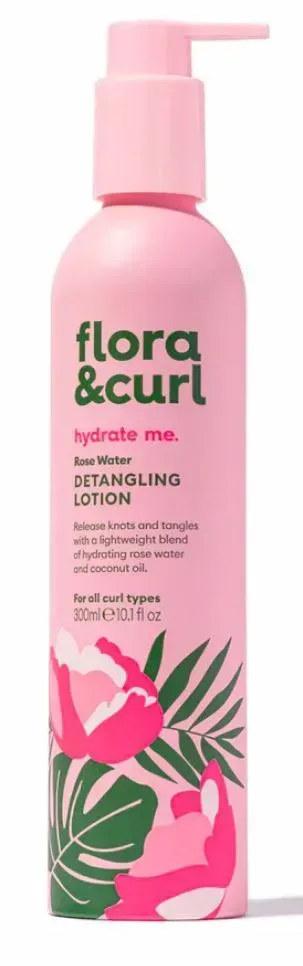 Лосьйон детанглер Flora&Curl Rose Water Detangling Lotion