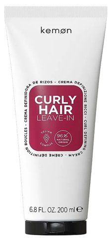 Зволожуючий крем від пухнастості для кучерявого волосся Kemon Curly Hair Leave-In 03053 фото