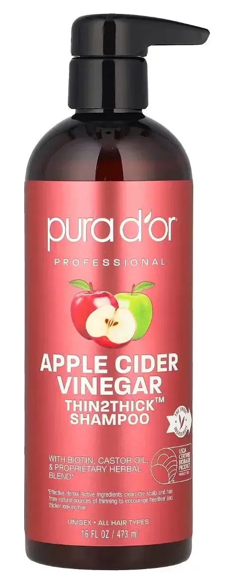 Шампунь Pura dór Thin2Thick з яблучним оцтом